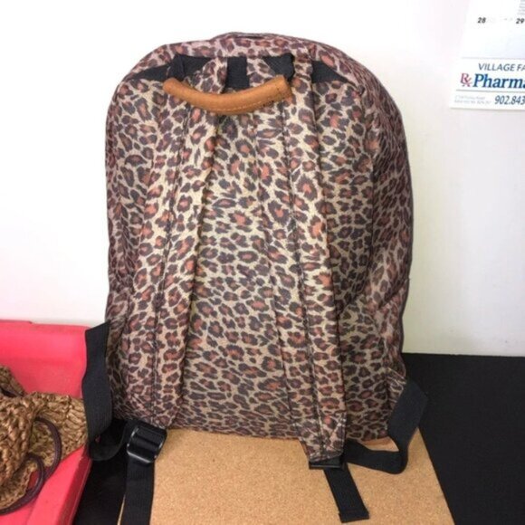 Salemi-pac Animal Print Backpack Pockets Zipper Padded SuedeLike 16x16” - Picture 8 of 10